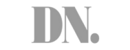 En logotyp för Dagens Nyheter